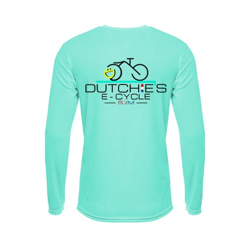 Mint Blue Long Sleeve Shirts