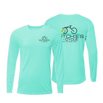 Mint Blue Long Sleeve Shirts